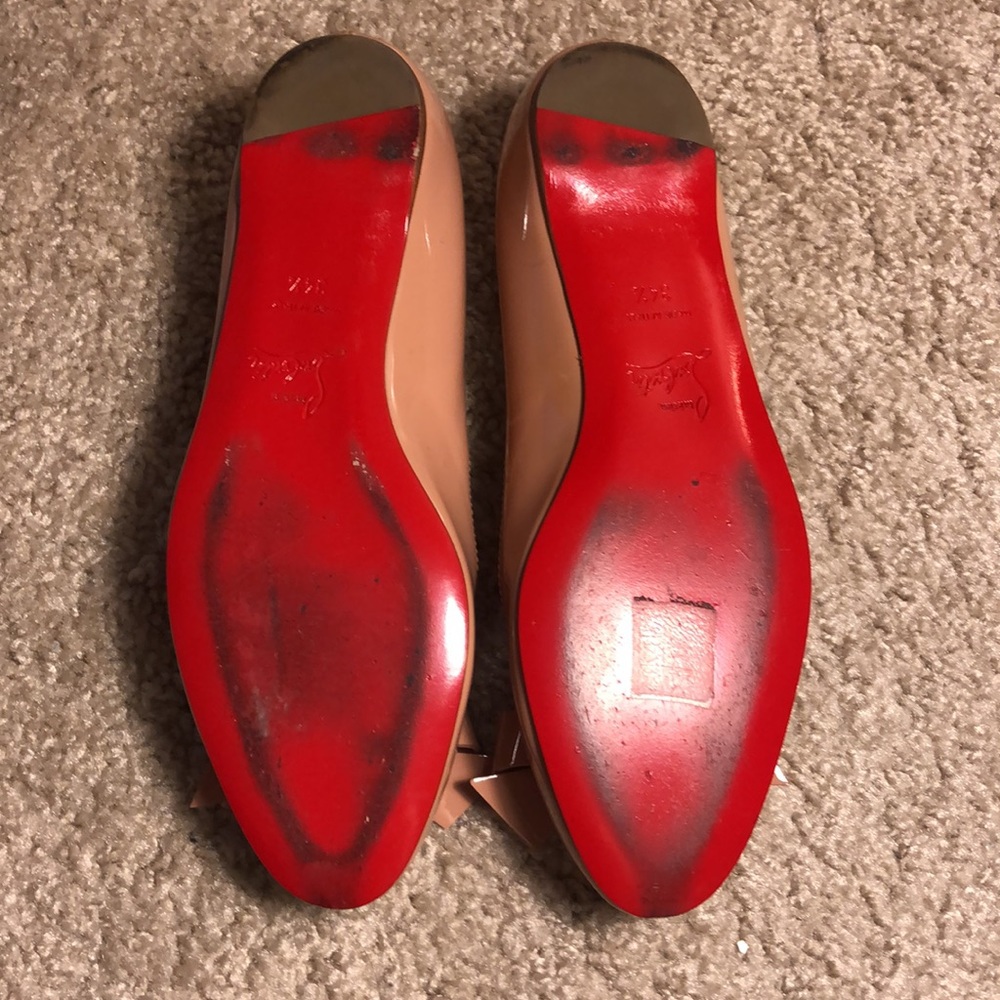 Christian Louboutin Nude Flats - Picture 8 of 11